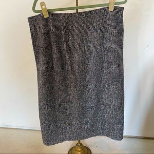 Lane Bryant Two-Way Zip Multi-Colored Fleck Pencil Skirt NWT